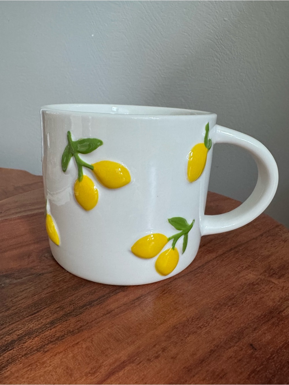 Festive Voice Lemon Design Ceramic Coffee Mug